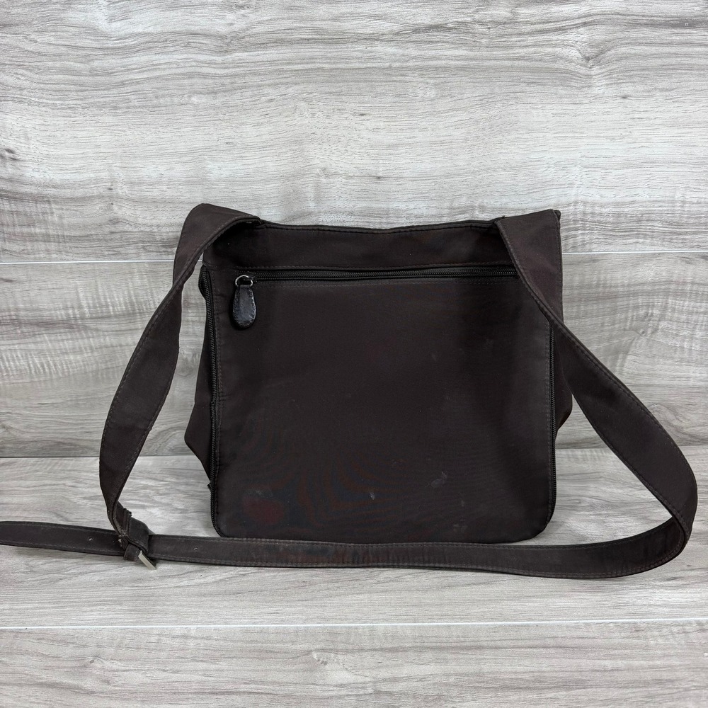 Hobo International Crossbody Bag Womens OS -READ-Brown Nylon Messenger